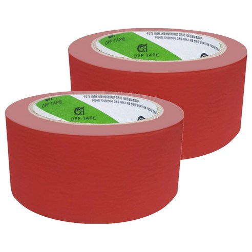 신흥테이프 마스킹 테이프 빨강 48mm x 40m, 2개