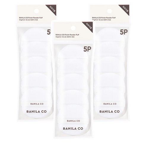 바닐라코 피니쉬 파우더 퍼프, 혼합색상, 15개