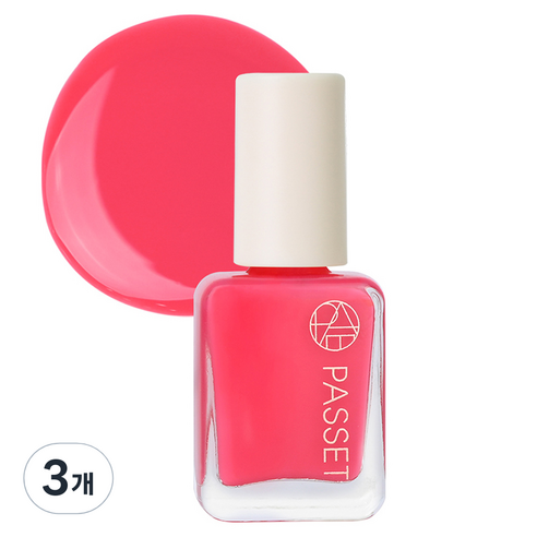 파셋 셀럽 네일컬러 폴리쉬, 82 워터멜론레드, 7ml, 3개