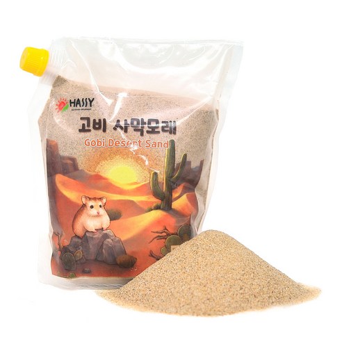 해씨 햄스터 고비 사막 화장실모래, 2kg, 1개