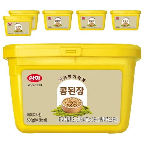 삼화 콩된장, 500g, 6개