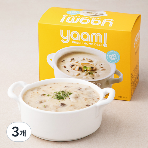 얌 브런치스프 양송이 5개입 (냉장), 900g, 3개