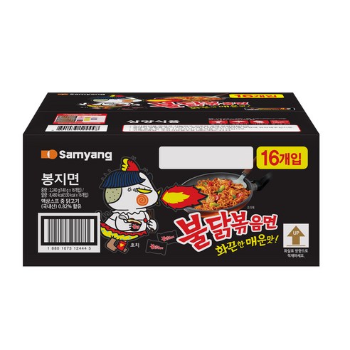 불닭볶음탕면 삼양 불닭볶음면 봉지라면 140g, 16개  Best 5