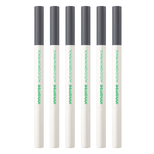 이니스프리 납작 아이브로우 펜슬 0.3g, 3 그레이, 6개