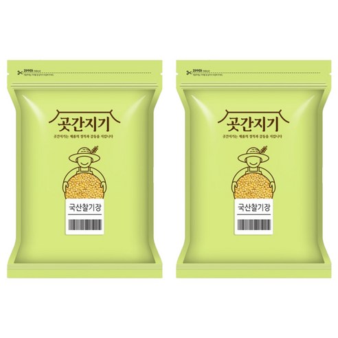 곳간지기 국산 찰기장, 1kg, 2개