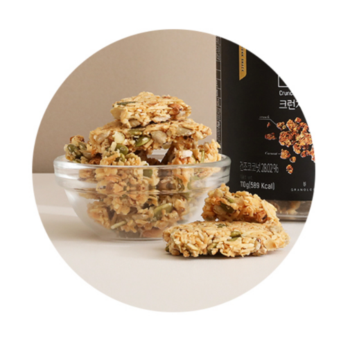 그라놀로지 크런치 코코넛 청크, 110g, 1개