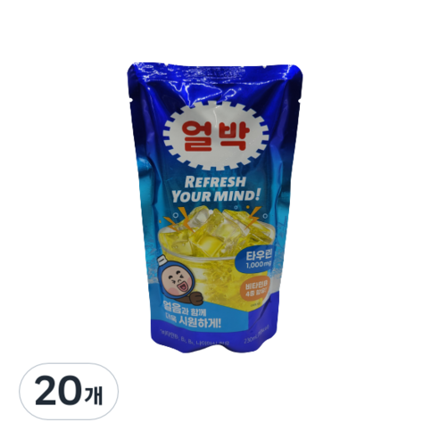 얼박 음료, 20개, 210ml