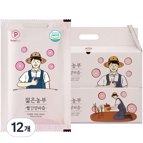 젊은농부 빨간양파즙, 5L, 12개