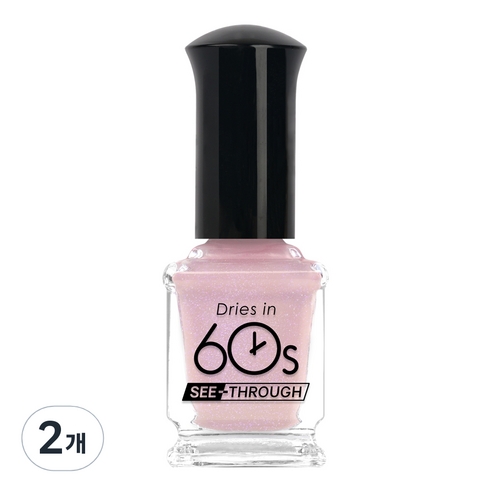 위드샨 60초 컬러 매니큐어 시스루 타입 9ml, M84 로즈쿼츠, 2개