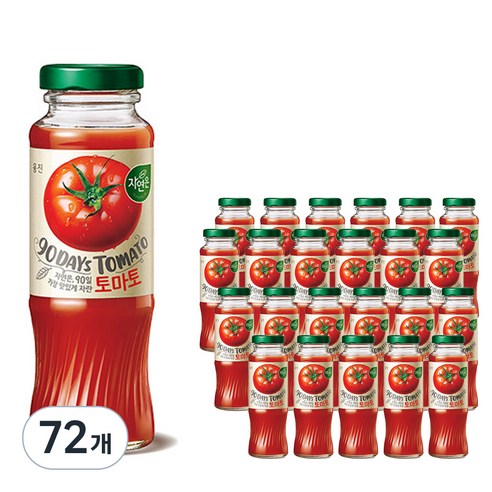 웅진 자연은 토마토, 180ml, 72개