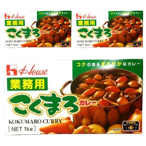 [하우스식품] 카레, 1kg, 3개