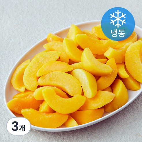 황도 슬라이스 (냉동), 3개, 1kg