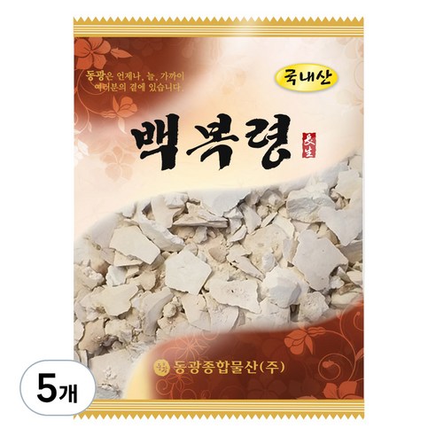 동광종합물산 백복령, 75g, 5개