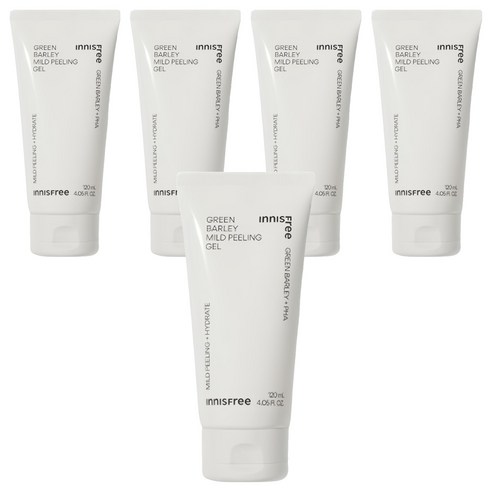 이니스프리 청보리 마일드 필링젤, 120ml, 5개