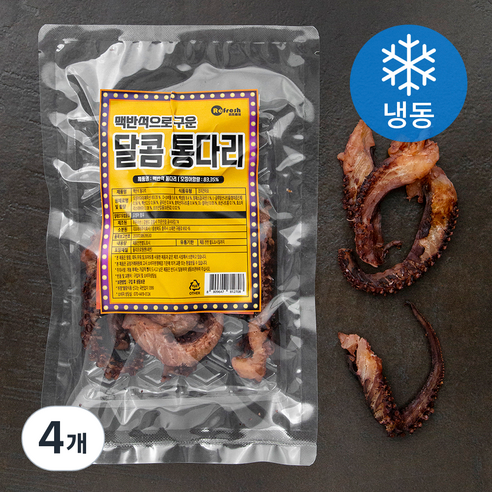 리프레쉬 맥반석으로 구운 달콤 통다리 (냉동), 100g, 4개