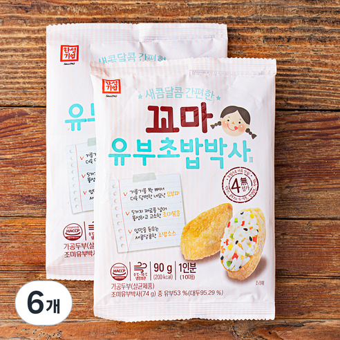 한성기업 꼬마 유부초밥박사 3, 90g, 6개