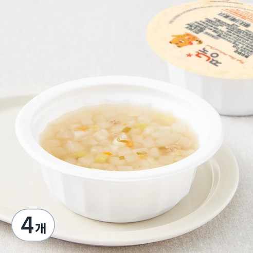 짱죽 이유식 한우무국 12개월부터, 혼합맛(한우/무), 170g, 4개