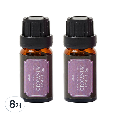 알레 비건 아로마 에센셜 오일 오레가노, 10ml, 8개