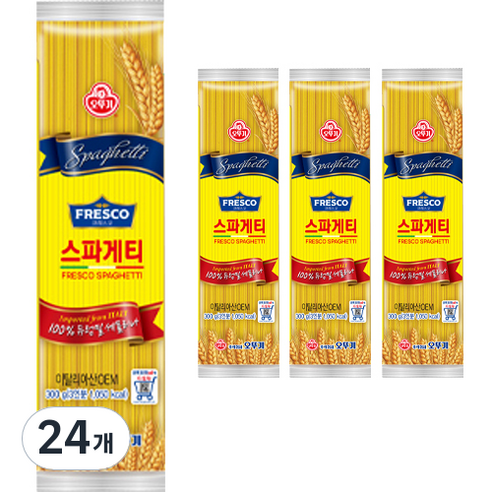 오뚜기 프레스코 스파게티, 300g, 24개