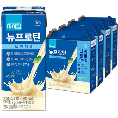 마이밀 마시는 뉴프로틴, 3040ml, 4개