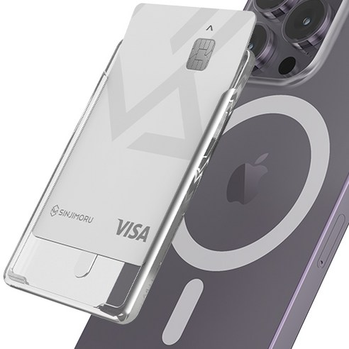 Shinji Moro Maxsafe M Slim Slot Card Wallet Phone Case, 1개 – 신지모루 맥세이프 M 슬림 슬롯 카드지갑 휴대폰 케이스, 1개 
휴대폰 액세서리