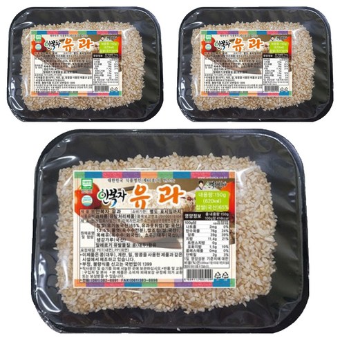 안복자한과 유과, 150g, 3개