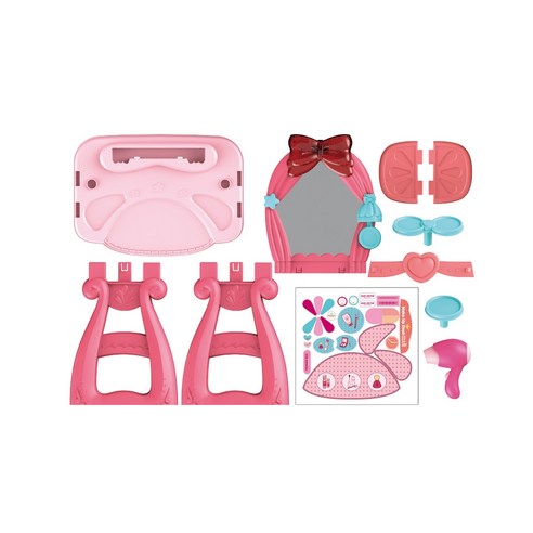 엄마 화장품은 이제 그만! 우리 아이만의 러블리 화장대로 행복한 놀이 시간을 선물하세요.