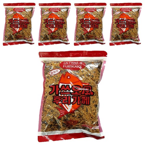 이엔푸드 매운 맛 가스오풍 후리가케, 500g, 5개