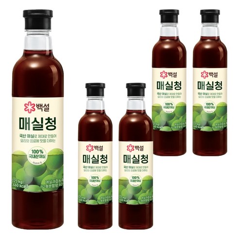 백설 매실청, 1.025kg, 1개입, 5개