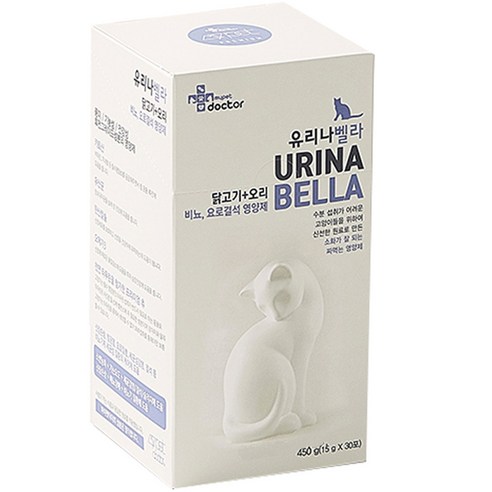 마이펫닥터 고양이 유리나벨라 신장 결석 영양제 450g, 1개, 비뇨, 요로결석, 닭고기+오리