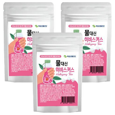 해밀생활건강 물대신 히비스커스티, 0.7g, 20개입, 3개