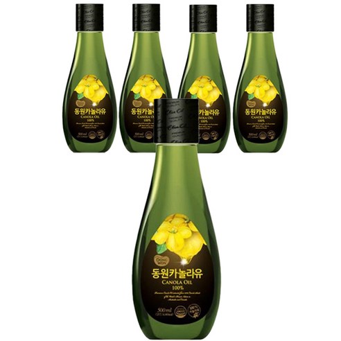 동원 카놀라유, 500ml, 5개