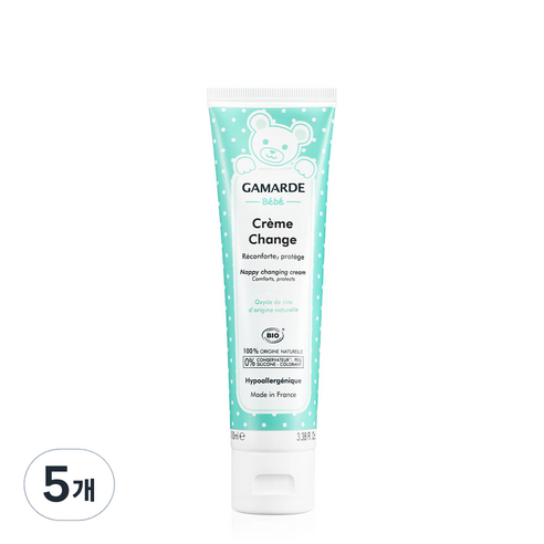 갸마르드 베이비 보텀 크림, 100ml, 5개