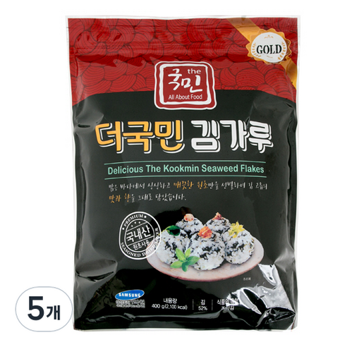 더국민 김가루 골드, 400g, 5개