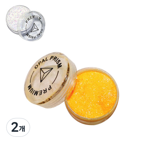 오팔프리즘 야광샤이니망고 글리터 50g + 글리터 12ml 랜덤발송, 2세트