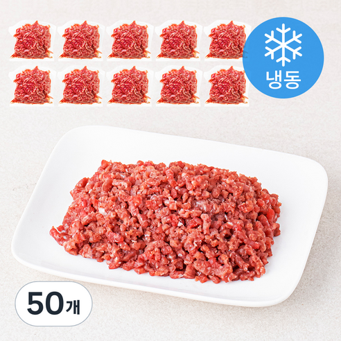 근육꼬기 우둔살 다짐육 (냉동), 50개, 150g
