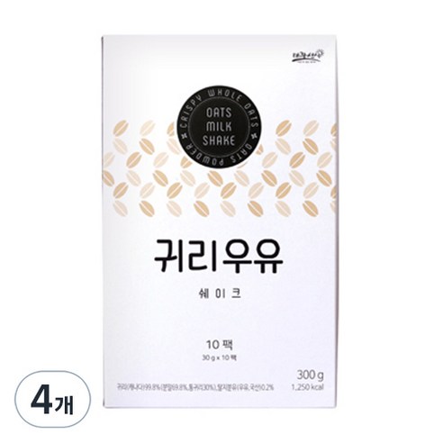 태광선식 귀리우유 쉐이크, 4개, 300g