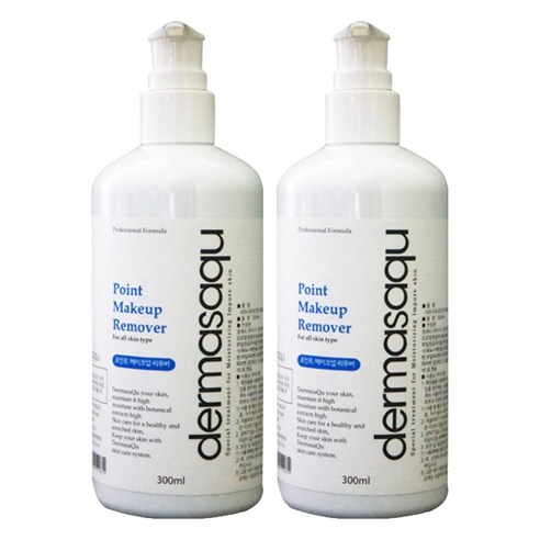 더마사큐 포인트 메이크업 리무버, 300ml, 2개