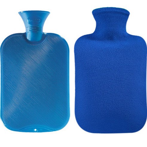파쉬 양면빗살 핫팩 물주머니 2L 랜덤 발송 + 도톰폴리커버 블루, 1세트