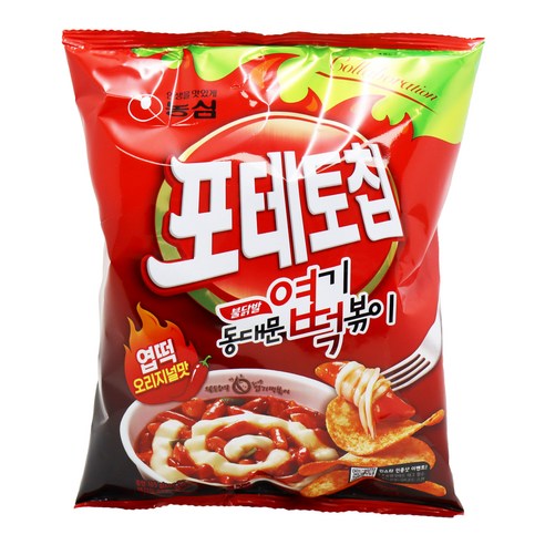 포테토칩 엽떡 오리지널맛, 50g, 1개