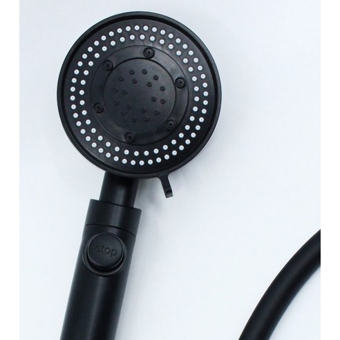 홈다움 블랙 몬스터 다기능 샤워기와 세트, 절수 및 수압상승 기능 탑재