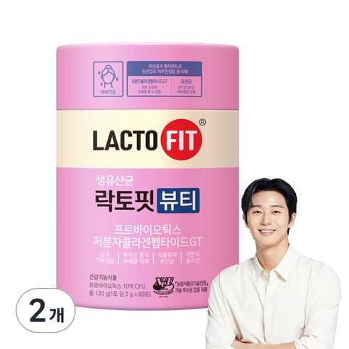 락토핏 뷰티 유산균 60개입, 120g, 2개