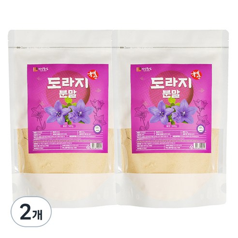 건강중심 약도라지 분말, 2개, 500g