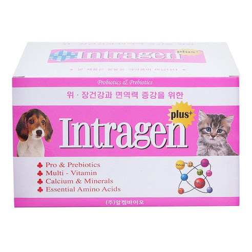 인트라젠 플러스 분말 반려동물 영양제, 11개, 피부/털개선