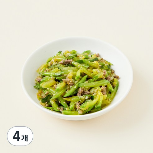 킨더가든 소고기 애호박볶음, 80g, 4개