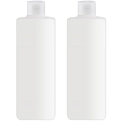 알럽홈 뷰티 디스펜스 공병 400ml, 투명 색상, 2개