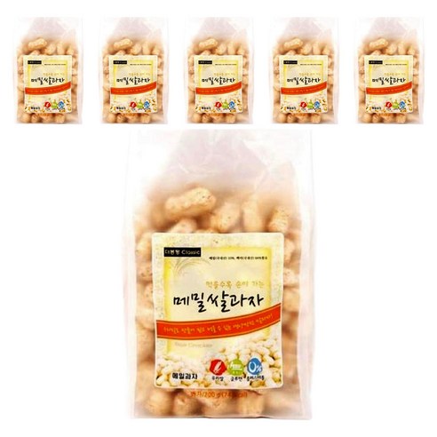 더봉평클래식 메밀쌀과자, 180g, 6개