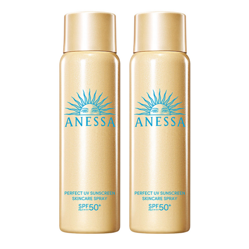 아넷사 퍼펙트 UV 선스크린 스킨케어 스프레이 SPF50+ PA ++++, 60g, 2개
