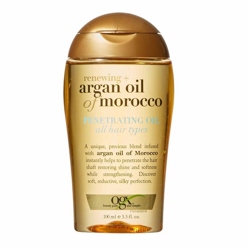 오지엑스 아르간 모로코 페네트레이팅 헤어오일, 100ml, 1개