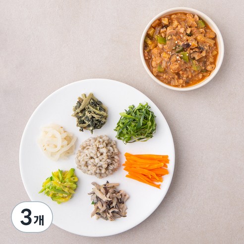 정미경키친 청국장 비빔밥 2인분, 510g, 3개